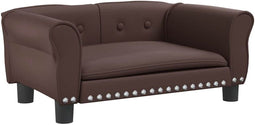 vidaXL - Hondenmand - 70x45x30 - cm - kunstleer - bruin