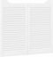 vidaXL - Draaideuren - louvre - design - 2 - paar - 90x100 - cm - wit