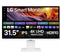 LG Smart 32U850SA-W - 4K Smart Monitor - USB-C 90W - WebOS - Webcam - 32 Inch