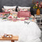 Melli Mello High on love Duvet cover White - 240x200/220CM (+2x 70x60CM pillowcase 2pcs.)