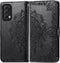 iMoshion Hoesje Geschikt voor Oppo Find X3 Lite Hoesje Met Pasjeshouder - iMoshion Mandala Bookcase - Zwart