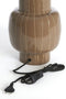 Light & Living Tafellamp Kamadu - 45cm - Bruin - excl. kap