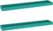 vidaXL - Wandschappen - 2 - st - Loggia - 80x15x4 - cm - MDF - blauw