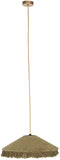 QAZQA Frills - Art Deco Hanglamp - Verstelbaar - Ø 500 mm - Groen