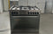 BERTAZZONI AMS95C61DMX - Gasfornuis - 90CM - 5 branders - Wokbrander - RVS - Vrijstaand