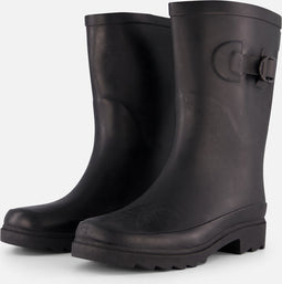 Xq Footwear Dames Regenlaars Riem Rubber Zwart - Laarzen - 40