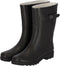 Xq Footwear Dames Regenlaars Riem Rubber Zwart - Laarzen - 42