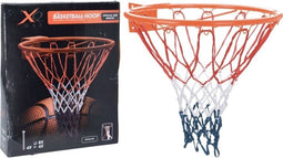 XQ Max Luxe Basketbalring met Net - 3 delig - 46 cm