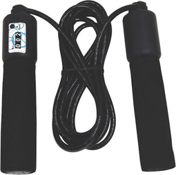 XQ Professioneel springtouw met teller - Verzwaard - Verstelbaar - Kogellagers - Sport artikelen - Fitness, crossfit, boksen etc. - Speedrope - Zwart