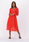 NA-KD Button Front Slit Dress - Dames Jurk - V-hals - Maat 40