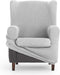 Hoes voor een oorfauteuil Eysa ULISES Parelgrijs 80 x 100 x 90 cm