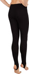 Dressforfun Legging - Damespanty - Open hiel en voet - Zwart L