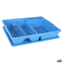 Afdruiprek voor Keukengootsteen Tontarelli SCOLAP Blauw 47 x 38 x 8,5 cm (12 Stuks)