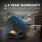 HOFTRONIC Kansas - Wandlamp Dimbaar - IP65 Waterdicht - 3000K Warm Wit - 7 Watt - Zwart (2 stuks)