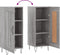 vidaXL - Dressoir - 34,5x34x90 - cm - bewerkt - hout - grijs - sonoma - eikenkleurig
