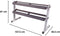 Body-Solid GDR60 - 3-Laags Dumbbellrek - Uitbreidbaar met derde ligger - Grijs
