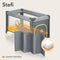 Lionelo Stefi - Campingbedje 3-in-1 - Inclusief matras 120x60 cm - Geel