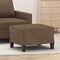 vidaXL - Voetenbank - 60x50x41 - cm - stof - bruin