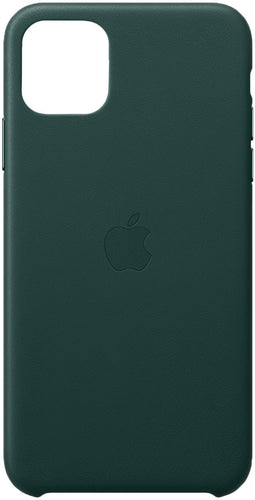 Apple iPhone 11 Pro Max - Leather Backcover - Echt leder - Groen