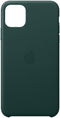 Apple iPhone 11 Pro Max - Leather Backcover - Echt leder - Groen