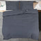 vidaXL - Dekbedovertrekset - 220x240 - cm - katoen - taupe