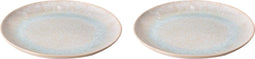 Palmer Bord Light Blue Sea 22.5 cm Blauw Stoneware 2 stuks