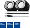 Eminent EM3513 - Stereo Speaker 2.0 - 6 Watt - Zwart