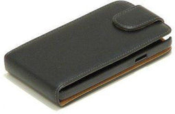 Mobigear Samsung Galaxy Note - Flipcase - Leer - Zwart