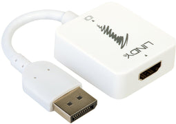 Lindy 38146 - HDMI naar DisplayPort - Vrouwelijk - Wit