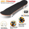 Suotu Skateboard - 80x20cm - ABEC-9 - 95A - Schokabsorptie - Rainbow