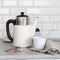 Dubbelwandige waterkoker met temperatuurregeling - Pure Kettle - Wit