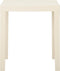 vidaXL - Tuintafel - 79x65x72 - cm - kunststof - wit