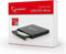 Gembird USB DVD-brander - Extern slimline - Dual-layer 8x - Zwart