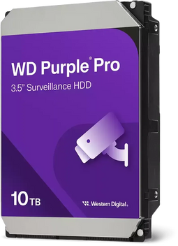 Western Digital Purple Pro - HDD 3.5" - 10TB 7200 RPM 256MB cache (2024)