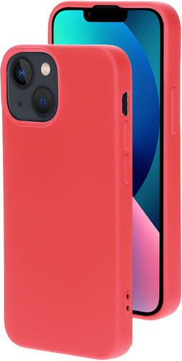 Mobiparts iPhone 13 Mini - Silicone Cover - Krasbestendig - Rood