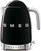 Smeg KLF04BLEU - Waterkoker - 7 temperatuurinstellingen - Zwart