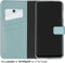 Selencia Samsung Galaxy A35 - Echt Lederen Bookcase - 3 Pashouders - Air Blue