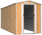 vidaXL - Tuinschuur - 192x440x223 - cm - gegalvaniseerd - staal - lichtbruin