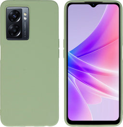 iMoshion Hoesje Geschikt voor Oppo A77 Hoesje Siliconen - iMoshion Color Backcover - groen