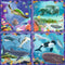 Puzzle UP! Meerestiere von Ravensburger, 12004004 - 4 Puzzles mit 64, 72, 81, 90 Teilen zum Kombinieren und mit extra Wissensheft, für Kinder im Alter von 5 Jahren