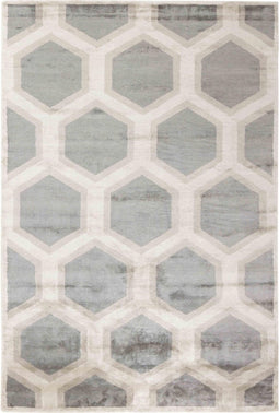 Cosmou Decor Vloerkleed - 170x240 - Rechthoek - Laagpolig Tapijt - Modern - Beige, Grijs