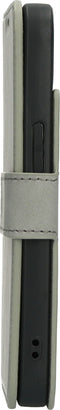 Mobiparts iPhone 13 - Classic Wallet Case - Ruimte voor bankpas - Granite Grey