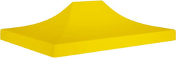 vidaXL - Partytentdak - 270 - g/m² - 4,5x3 - m - geel