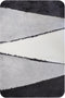 Dutch House Badmat Dijon - Badmat 60x90cm - Grijs - Antislip - Badmatten - Anti Slip Douchemat - Badkamer Mat - Snel Absorberend - Snel Drogende Badmat
