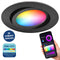 Gologi Slimme Inbouwspots - Smart LED Downlight - Dimbaar RGB+CCT - GU10 LED Lamp - Zwart