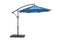 Hortensus Stijlvolle Hangparasol 270 cm in Blauw – Luxe Zweefparasol voor Tafel of Loungeset