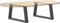 vidaXL - Eettafelpoten - 2 - st - V-vormig - 70x(30-31,3) - cm - staal - antraciet