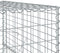 vidaXL - Schanskorf - 300x100x150 - cm - gegalvaniseerd - ijzer - zilverkleurig