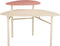 Mica Decorations Selena Bijzettafel - L68 x B44,5 x H45,5 cm - Metaal - Roze
