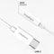 imoshion USB-C naar AUX Kabel - 8.6 centimeter - 3.5mm Audio Kabel - Wit